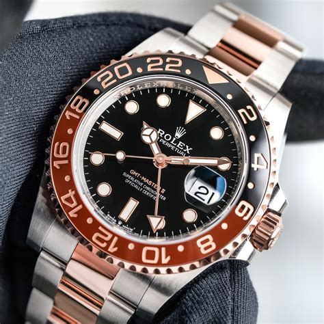 rolex gmt master 2 bicolor rose|rolex gmt master ii bracelet.